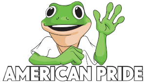 American Pride Frog Waving SS 300-1